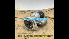 12V 15Dent excavator motor starter motor assembly #meccanico #recipienti di escavatore #kubotatractor