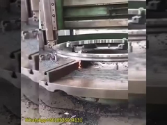 Anello di rotazione dell'escavatore.